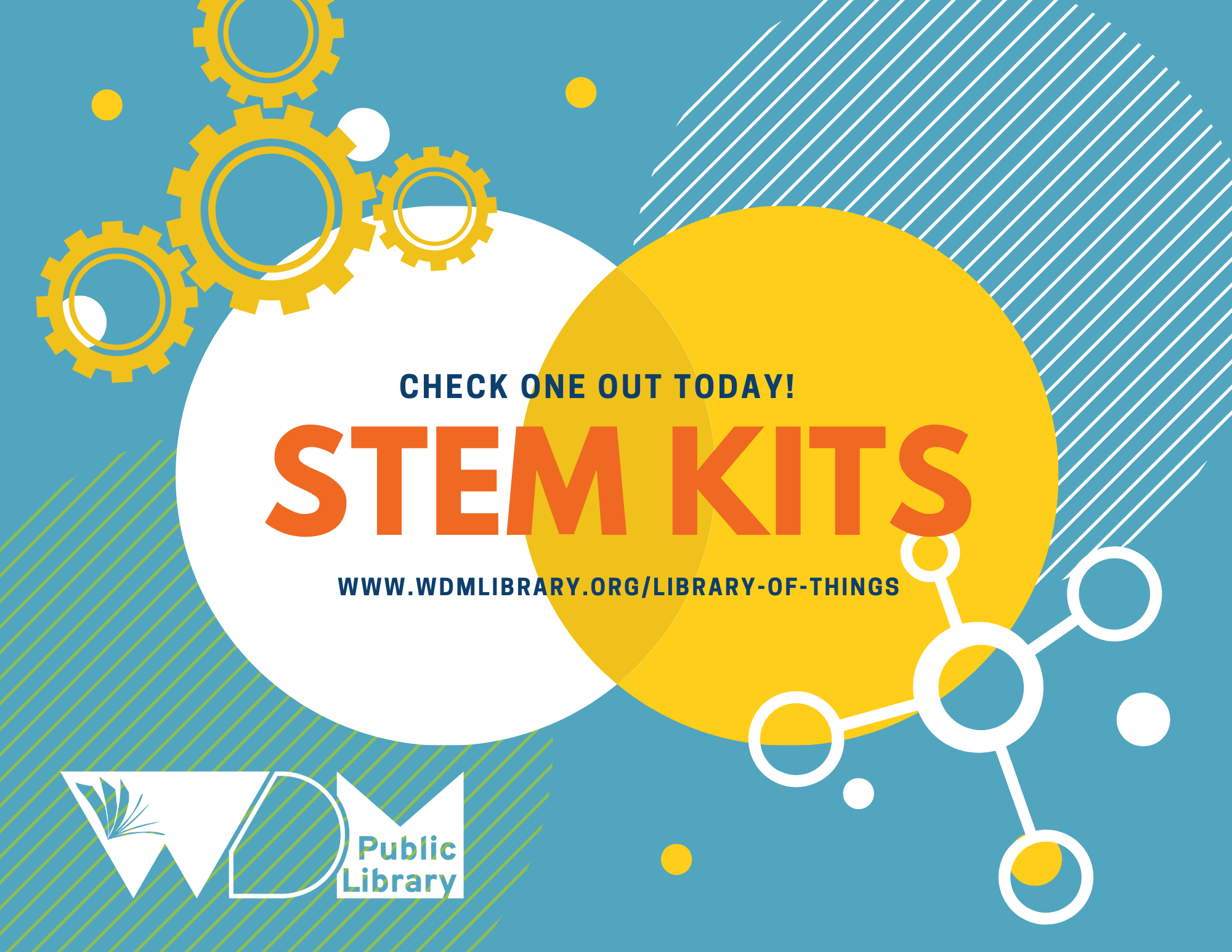 STEM Kit Display West Des Moines Public Library